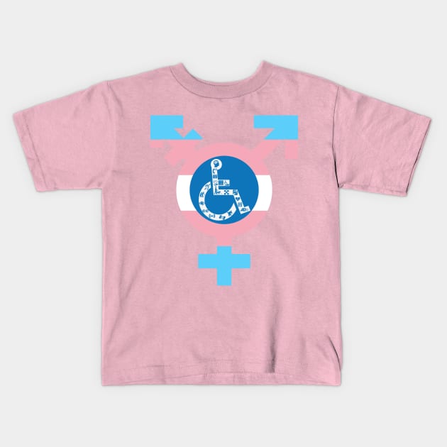 Transgender & Disability Kids T-Shirt by SJAdventures